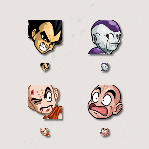 DBZ Emote art by Kevin Warren