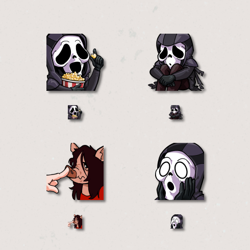 Horror Emote art by Kevin Warren