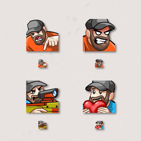 Tardy Emote art by Kevin Warren