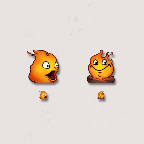 Fireball Emote art by Kevin Warren